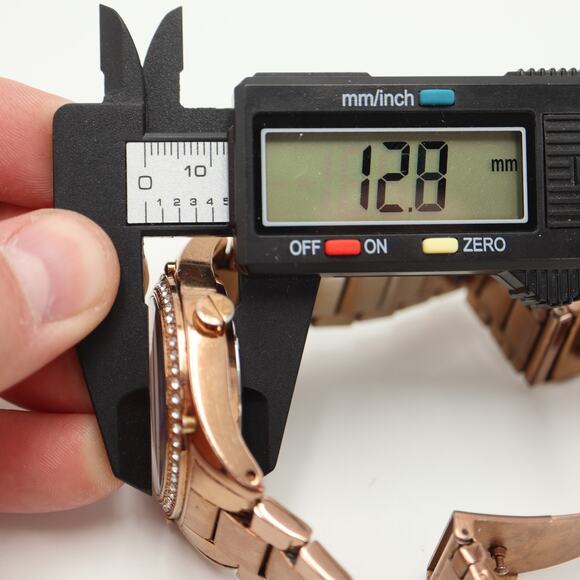 Armani Exchange Rose Gold Tone Multifunction Watch 40mm Day Date w New Battery - Picture 3 of 15